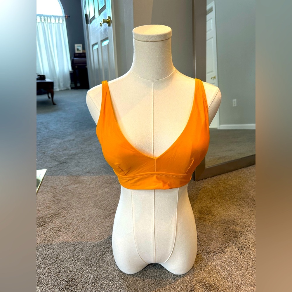 Aerie golden tan bikini top